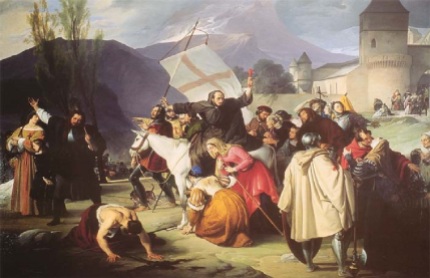 Pietro l'Eremita predica la crociata